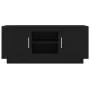 Mueble de TV madera contrachapada negro 102x35x45 cm de , Muebles TV - Ref: Foro24-811791, Precio: 71,60 €, Descuento: -5%%