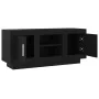 Mueble de TV madera contrachapada negro 102x35x45 cm de , Muebles TV - Ref: Foro24-811791, Precio: 71,60 €, Descuento: -5%%