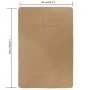 Alfombra de yute con reverso de latex color natural 80x160 cm by , Rugs - Ref: Foro24-245284, Price: 36,25 €, Discount: -5%%