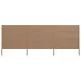 Paravientos de playa de 3 paneles tela gris topo 400x160 cm by , Umbrellas - Ref: Foro24-47151, Price: 66,14 €, Discount: -5%%