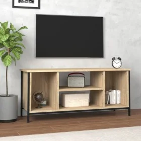 Mueble para TV madera contrachapada roble Sonoma 102x35x45 cm de , Muebles TV - Ref: Foro24-826286, Precio: 64,15 €, Descuent...
