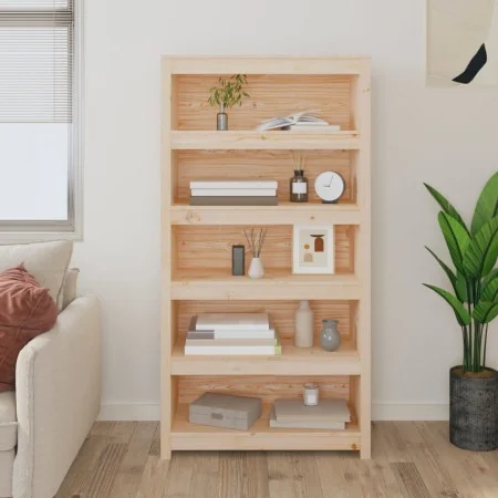 Estantería madera maciza de pino 80x35x154 cm von , Bücherregale und Regale - Ref: Foro24-821689, Preis: 153,39 €, Rabatt: -5%%