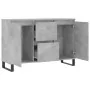 Aparador de madera de ingeniería gris hormigón 104x35x70 cm by , Sideboards - Ref: Foro24-827216, Price: 98,55 €, Discount: -5%%