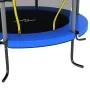 Cama elástica con red de seguridad redonda azul 140x160 cm by , Trampoline - Ref: Foro24-92954, Price: 129,45 €, Discount: -5%%