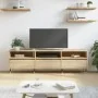 Mueble de TV madera contrachapada roble Sonoma 150x30x44,5 cm | Foro24.es | Tu tienda online para hogar, jardín y más Foro24.es
