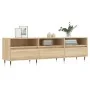 Mueble de TV madera contrachapada roble Sonoma 150x30x44,5 cm | Foro24.es | Tu tienda online para hogar, jardín y más Foro24.es