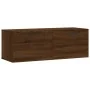 Armario de pared madera ingeniería marrón roble 100x36,5x35 cm by , Lockers and storage cabinets - Ref: Foro24-830163, Price:...