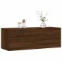 Armario de pared madera ingeniería marrón roble 100x36,5x35 cm by , Lockers and storage cabinets - Ref: Foro24-830163, Price:...