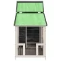 Caseta para perros madera maciza de pino gris 143x60,5x109 cm | Foro24.es | Tu tienda online para hogar, jardín y más Foro24.es