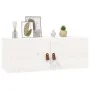 Armarios de pared 2 uds madera maciza pino blanco 80x30x30 cm | Foro24.es | Tu tienda online para hogar, jardín y más Foro24.es