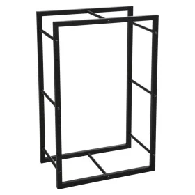 ProGarden Soporte para leña rectangular negro 45x28x70 cm von , Brennholztaschen und -halter - Ref: Foro24-445897, Preis: 53,...