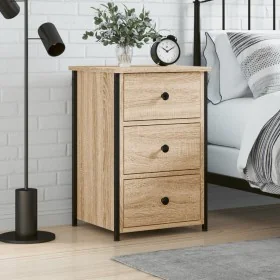 Mesita de noche madera de ingeniería roble Sonoma 40x36x60 cm by , Nightstands - Ref: Foro24-825995, Price: 68,01 €, Discount...