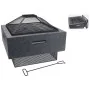 ProGarden Brasero con parrilla cuadrado gris oscuro 52,5x52,5x18,5 cm von , Kamine - Ref: Foro24-436229, Preis: 157,77 €, Rab...