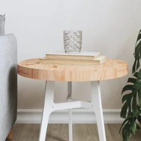 Tablero de mesa redondo madera maciza de pino Ø40x3 cm by , Table tops - Ref: Foro24-833658, Price: 29,90 €, Discount: -5%%