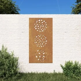 Adorno de pared de jardín acero corten diseño de hoja 105x55 cm by , Posters, prints and visual art - Ref: Foro24-824494, Pri...