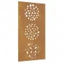 Adorno de pared de jardín acero corten diseño de hoja 105x55 cm de , Carteles, copias y arte visual - Ref: Foro24-824494, Pre...