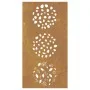 Adorno de pared de jardín acero corten diseño de hoja 105x55 cm de , Carteles, copias y arte visual - Ref: Foro24-824494, Pre...