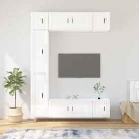 Set de muebles de TV 7 pzas madera contrachapada blanco brillo von , TV-Möbel - Ref: Foro24-3188824, Preis: 379,00 €, Rabatt:...