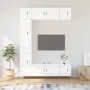 Set de muebles de TV 7 pzas madera contrachapada blanco brillo by , TV Furniture - Ref: Foro24-3188824, Price: 379,00 €, Disc...