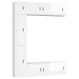 Set de muebles de TV 7 pzas madera contrachapada blanco brillo by , TV Furniture - Ref: Foro24-3188824, Price: 379,00 €, Disc...