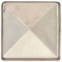 Tapas piramidales postes valla 6 uds acero inoxidable 81x81 mm by , Accessories for gates and fences - Ref: Foro24-145486, Pr...