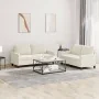 Juego de sofás con cojines 2 piezas terciopelo crema by , Sofas - Ref: Foro24-3201504, Price: 479,46 €, Discount: -5%%