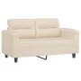 Juego de sofás con cojines 3 piezas tela microfibra beige by , Sofas - Ref: Foro24-3202295, Price: 771,59 €, Discount: -5%%