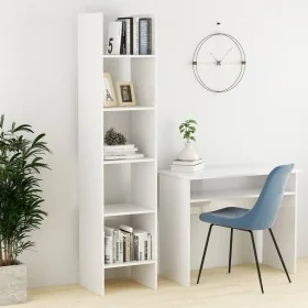 Estantería madera contrachapada blanco brillante 40x35x180 cm von , Bücherregale und Regale - Ref: Foro24-803404, Preis: 53,2...