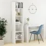 Estantería madera contrachapada blanco brillante 40x35x180 cm von , Bücherregale und Regale - Ref: Foro24-803404, Preis: 53,2...