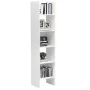 Estantería madera contrachapada blanco brillante 40x35x180 cm von , Bücherregale und Regale - Ref: Foro24-803404, Preis: 53,2...