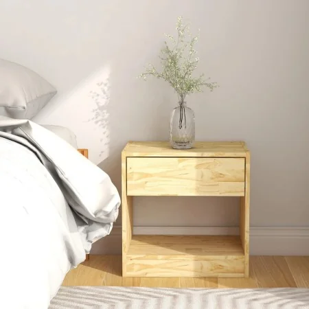 Mesita de noche madera maciza de pino 40x31x40 cm de , Mesitas de noche - Ref: Foro24-808063, Precio: 37,82 €, Descuento: -5%%
