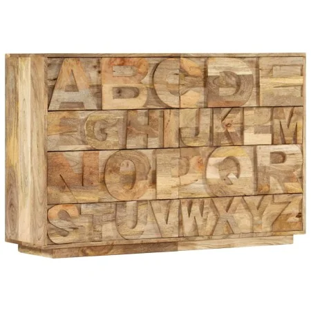 Armario Alphabet con 6 cajones madera maciza mango 120x35x79 cm | Foro24.es | Tu tienda online para hogar, jardín y más Foro24.es