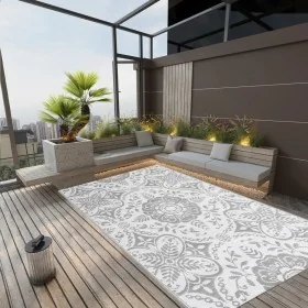 Alfombra de exterior ARAKIL gris claro 140x200 cm PP von , Outdoor-Protektoren - Ref: Foro24-317031, Preis: 39,31 €, Rabatt: ...