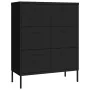 Armario de almacenamiento acero negro 80x35x101,5 cm de , Taquillas y armarios de almacenamiento - Ref: Foro24-336151, Precio...