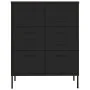 Armario de almacenamiento acero negro 80x35x101,5 cm de , Taquillas y armarios de almacenamiento - Ref: Foro24-336151, Precio...