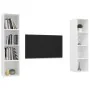 Muebles de salón de pared 2 piezas madera de ingeniería blanco by , TV Furniture - Ref: Foro24-3079862, Price: 114,04 €, Disc...