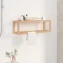 Toallero de madera maciza nogal 60x20x20 cm by , Towel racks - Ref: Foro24-350373, Price: 29,46 €, Discount: -5%%