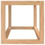 Toallero de madera maciza nogal 60x20x20 cm by , Towel racks - Ref: Foro24-350373, Price: 29,46 €, Discount: -5%%