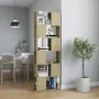 Librería separador contrachapada roble Sonoma 60x24x186 cm | Foro24.es | Tu tienda online para hogar, jardín y más Foro24.es