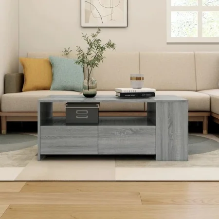 Mesa de centro madera de ingeniería gris Sonoma 102x55x42 cm von , Couchtisch - Ref: Foro24-816935, Preis: 97,36 €, Rabatt: -5%%