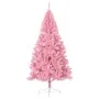 Medio árbol de Navidad artificial con soporte PVC rosa 210 cm | Foro24.es | Tu tienda online para hogar, jardín y más Foro24.es