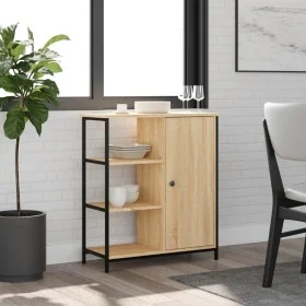 Aparador de madera de ingeniería roble Sonoma 70x30x80 cm de , Aparadores - Ref: Foro24-835490, Precio: 75,96 €, Descuento: -5%%
