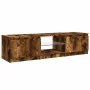 Mueble de TV con luces LED roble ahumado 140x40x35,5 cm by , TV Furniture - Ref: Foro24-822681, Price: 83,41 €, Discount: -5%%