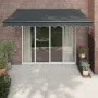 Toldo retráctil aluminio y tela gris antracita 3,5x2,5 m von , Markisen - Ref: Foro24-3154462, Preis: 216,15 €, Rabatt: -5%%
