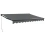 Toldo retráctil aluminio y tela gris antracita 3,5x2,5 m von , Markisen - Ref: Foro24-3154462, Preis: 216,15 €, Rabatt: -5%%