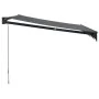 Toldo retráctil aluminio y tela gris antracita 3,5x2,5 m von , Markisen - Ref: Foro24-3154462, Preis: 216,15 €, Rabatt: -5%%