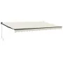 Toldo retráctil aluminio y tela color crema 5x3 m von , Markisen - Ref: Foro24-3154455, Preis: 356,97 €, Rabatt: -5%%