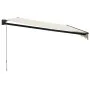 Toldo retráctil aluminio y tela color crema 5x3 m von , Markisen - Ref: Foro24-3154455, Preis: 356,97 €, Rabatt: -5%%