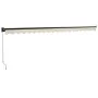 Toldo retráctil aluminio y tela color crema 5x3 m von , Markisen - Ref: Foro24-3154455, Preis: 356,97 €, Rabatt: -5%%