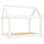 Cama para perros madera maciza de pino blanco 81x60x70 cm | Foro24.es | Tu tienda online para hogar, jardín y más Foro24.es